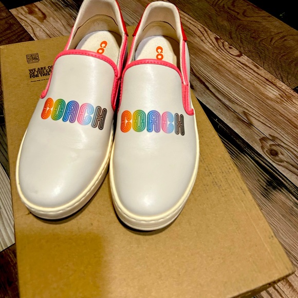 Coach Shoes - Women size 10 coach slip ons.
